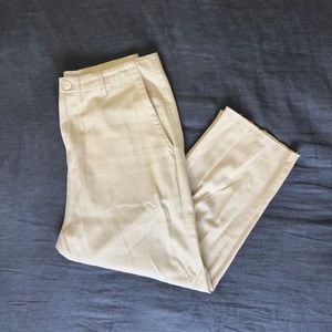 Acacia Dublin cropped pant in BONE NWT